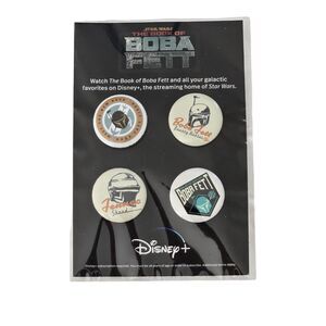 Disneyland Star Wars Nite 2022 Pins The Book of Boba Fett Disney